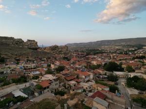 内夫谢希尔Cappadocia Landscape House的享有拥有房屋和建筑的城市美景