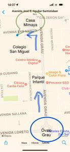 皮乌拉Casa Mimaya的密尔沃基市地图