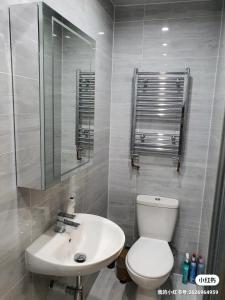 斯坦维尔Min Su Rooms的浴室配有白色卫生间和盥洗盆。