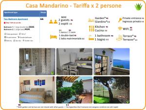 维耶特里Villa delle Agavi的a screenshot of the casa mandarina tiki x person website
