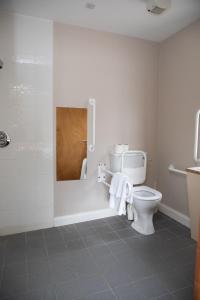 莫纳汉Sliabh Beagh Hotel的一间带卫生间和淋浴的浴室