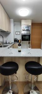 Apartamento Greta Río CalleCalle的厨房或小厨房