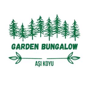 奥尔塔贾Aşı garden bungalow evleri的一群树木,花园的字眼都 ⁇ 了
