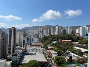 贝洛奥里藏特Apartamento em Belo Horizonte 2的享有城市和高楼的景色