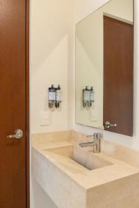 圣何塞德尔卡沃Gamma Los Cabos的一间带水槽和镜子的浴室