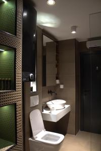 尼什Elite Space的一间带卫生间和水槽的浴室
