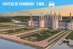Saint-Claude-de-DirayCAPORIZON-La Verrière-Clos de Chambord-à coté du Chateau的城堡的模型