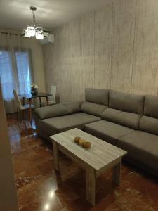 蒙托罗EL NIDO的带沙发和咖啡桌的客厅