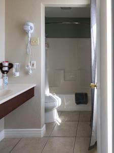 特罗皮克Bryce Trails Bed and Breakfast的浴室配有白色卫生间和盥洗盆。