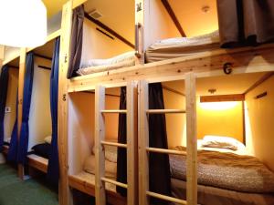 大阪Hostel Furoya的客房内的两张双层床