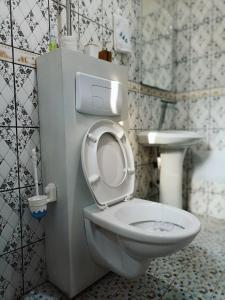 克里比RESIDENCE DORANA的浴室配有带座椅的卫生间。
