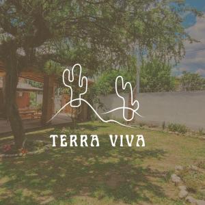 圣萨尔瓦多德朱Casa de Campo- Terra Viva的院子里说土狼的标志