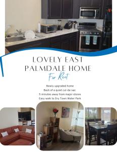 帕姆代尔Be Our Guest-Shared Home Tampa的洗衣房和厨房的传单