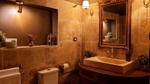 Le Domaine de la Roche Bernard Jacuzzi, piscine & Sauna的一间浴室
