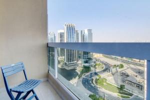 Premium 1BHK near Metro station Dubai Marina & JBR平面图