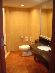 合艾金皇冠酒店的一间浴室