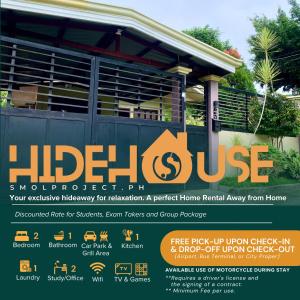 帕加迪安Pagadian City House Rental - Hidehouse的筹资者房屋的传单