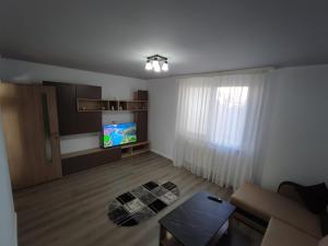 皮亚特拉-尼亚姆茨A&A Residence的带沙发和电视的客厅