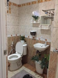 碧瑶EMILIEZ PLACE的一间带卫生间和水槽的浴室