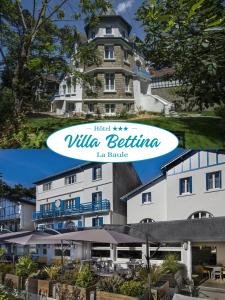 拉波勒Villa Bettina的大楼前有别墅星图的酒店