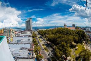 马瑙斯Temporada centro de Manaus 815的城市的空中景观,建筑和街道