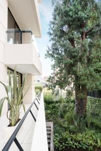 波哥大8010 Urban Living- Luxury Home Experience的从树屋的阳台可以欣赏到风景