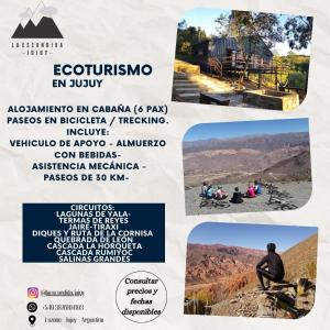 圣萨尔瓦多德朱Cabaña La escondida - JuJuy-的阿根廷旅游活动的传单