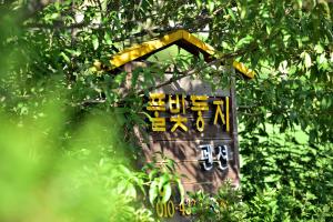 襄阳郡Yangyang Pulbit Pension的写在树上的内在符号