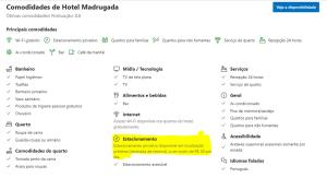 圣保罗Hotel Madrugada的网页的截图