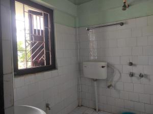 TezuDuda Lodge的一间带卫生间和窗户的浴室