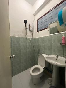 皮皮岛韩格福尔旅舍的一间带卫生间和水槽的浴室