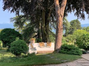 'Le Petit Clos Suites'- Charming Garden Villa on Leman Lake外面的花园