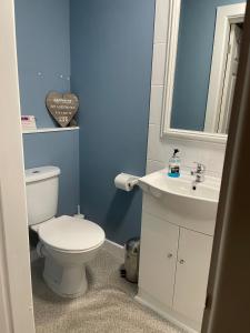 弗姆比Another Place的浴室配有白色卫生间和盥洗盆。