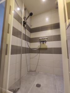 泰昂维Le LUX 11的浴室内带软管的淋浴