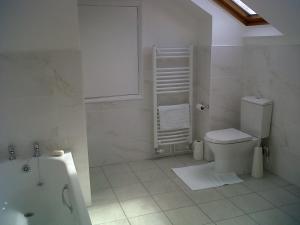 Shepreth科奇酒店的一间带卫生间和浴缸的浴室