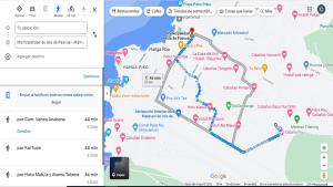 安加罗阿Te Ra'a Travel - Cabaña equipada的地铁地图的截图