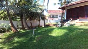 马特勒Absolute Breeze by cherins的棕榈树庭院和房屋