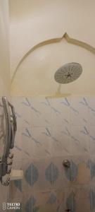 拉穆New Mahrus Hotel Lamu的浴室内配有淋浴和头顶淋浴