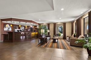 丹德里奇丹德里奇品质酒店的客厅配有沙发和桌子