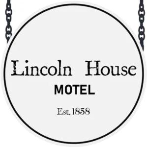 LincolnLincoln House Motel的林肯旅馆连锁标志
