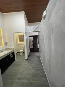 福尔图纳Hotel Boutique Casa Del Rio的浴室经过改造,设有卫生间和水槽