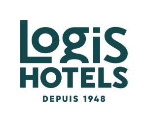 圣谢利多布拉克Logis Hôtel-restaurant Les Coudercous的地平线酒店标志