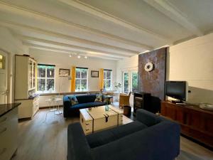 迪弗尔Landgoed De Heezeberg的客厅配有两张沙发和一台电视机