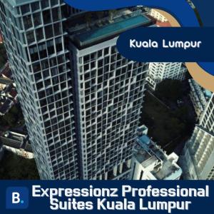 吉隆坡Expressionz Professional Suites Kuala Lumpur的空中看高楼,字体修整和专业服务