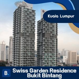 吉隆坡Swiss Garden Residence Bukit Bintang的瑞士花园住宅子弹建筑的 ⁇ 染