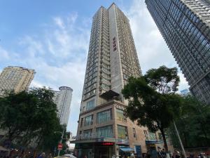 重庆重庆山川的民宿的城市中心高楼