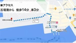 石垣岛Toyoko Inn Okinawa Ishigaki-jima的地铁拟议路线图