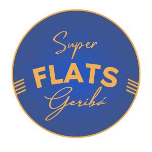 布希奥斯Super Flats Geribá的蓝色圆圈,上面有超平坦的歌词