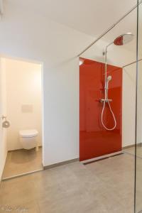 HerrentierbachFerienhaus Rote Sau的浴室配有淋浴和卫生间。