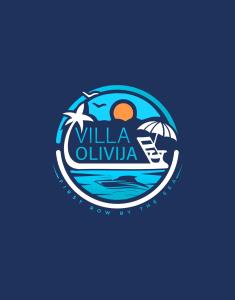 斯塔拉诺瓦利亚Villa Olivija-direkt am Strand!的海滩和游轮度假村的标志